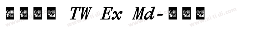 有愛圓體 TW Ex Md字体转换